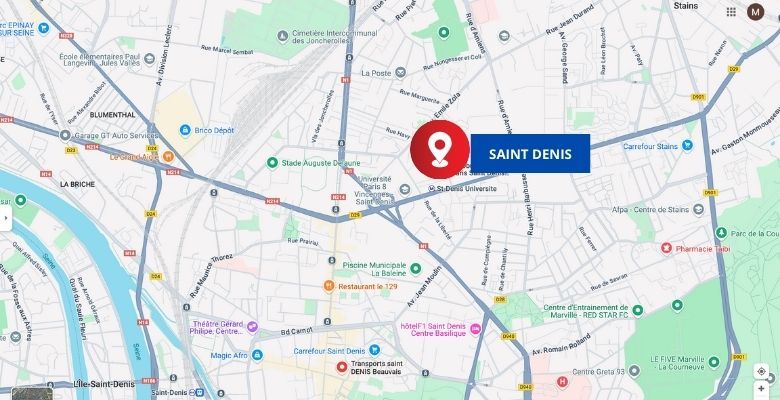 Saint Denis linea a02 aerobus bva