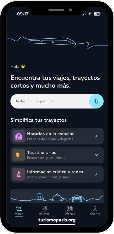 app sncf connect
