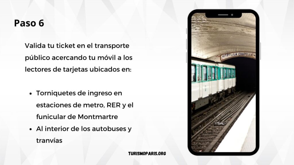 validación de navigo en transporte paris
