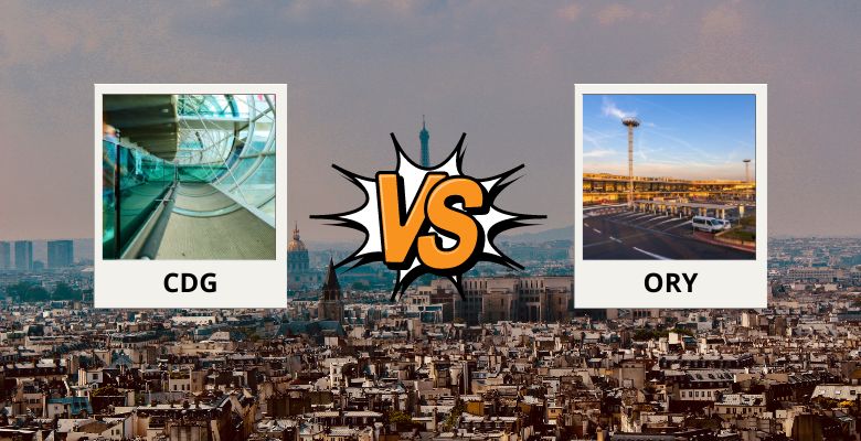 Charles de gaulle vs orly en paris
