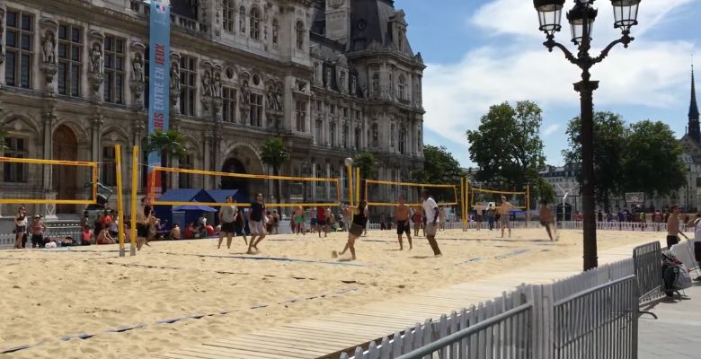 Paris Plages en hotel de ville