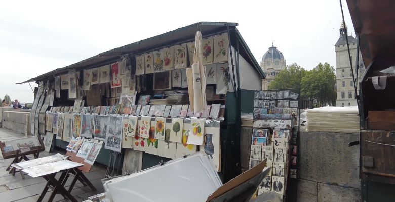 Bouquinistes por el sena paris