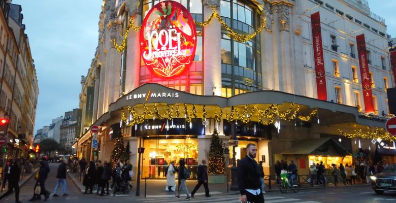 compras en BHV Marais