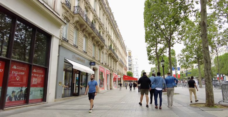 compras en Triángulo de Oro paris