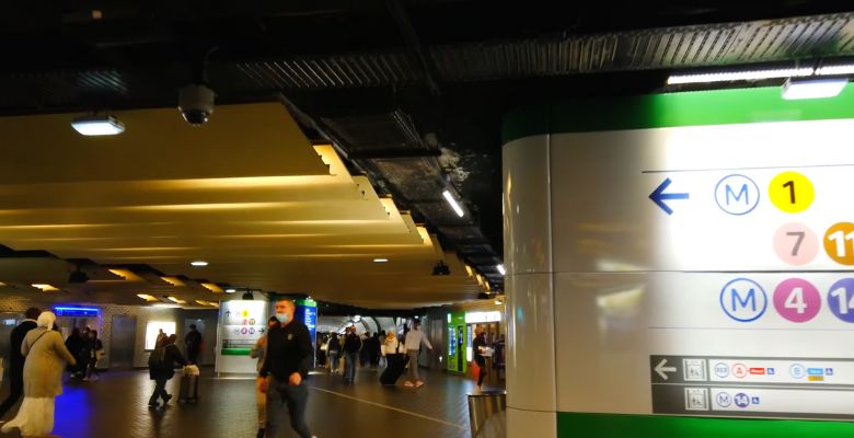 estacion de metro les halles paris