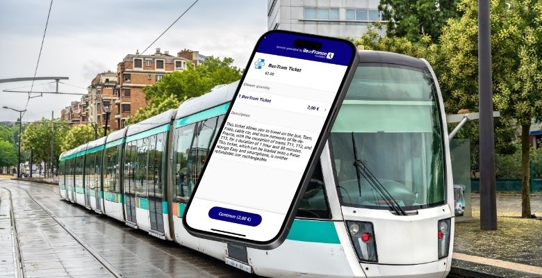 billete bus-tram en paris