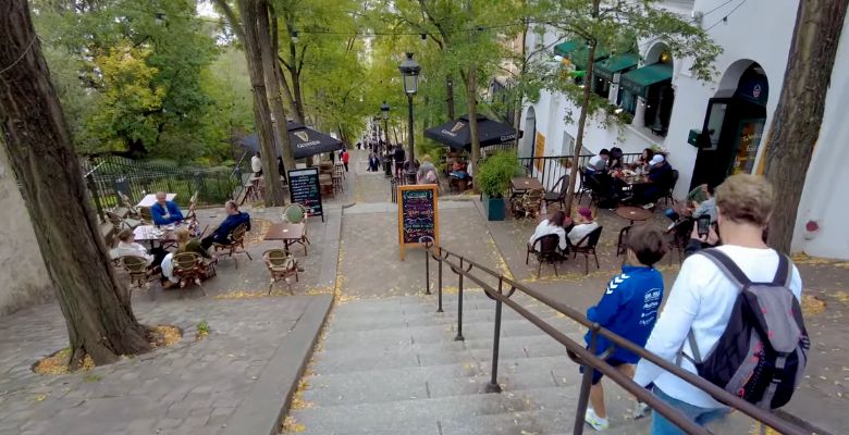 Escaleras de la Rue Foyatier