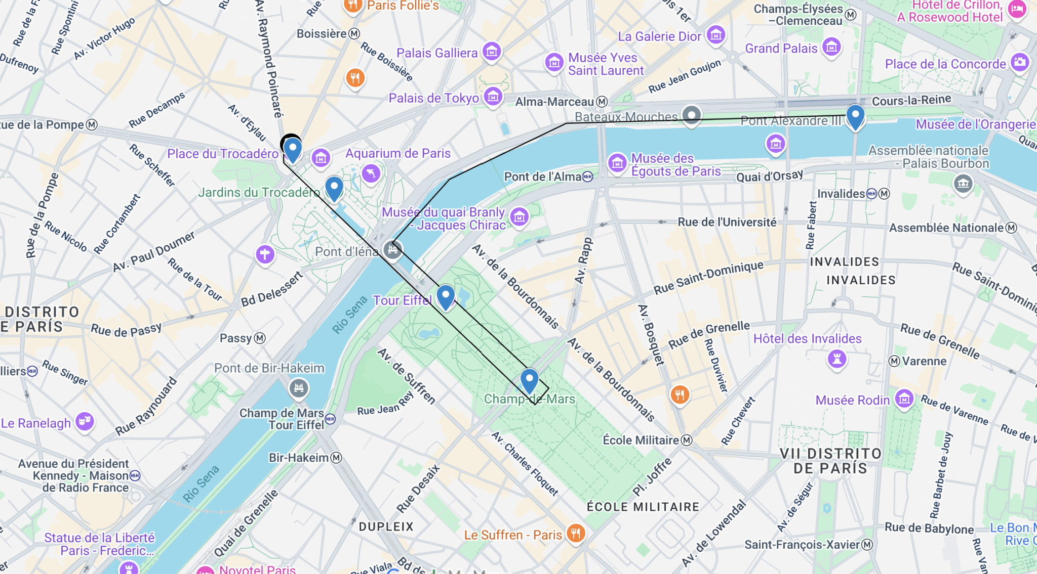 Paris To Rennes Ruta Ir de Paseo por París ᐈ 9 Rutas a Pie + Mapa