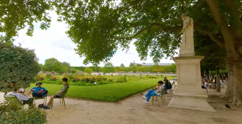 asientos en jardines de luxemburgo
