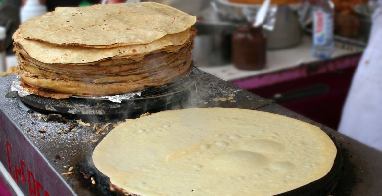 puesto de crepes